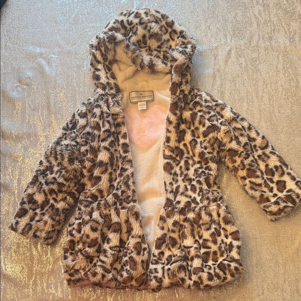 Leopard Print Kids Jacket
